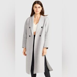 NWOT Belle and Bloom: Guestlist Wool Blend Oversized Double Breasted Coat